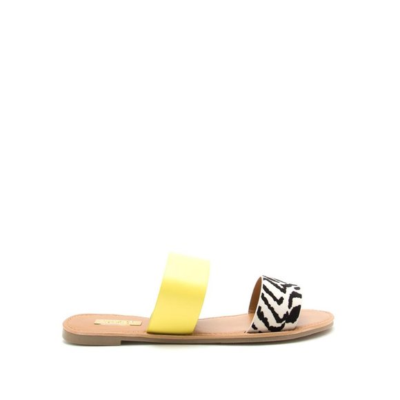 Stone Black Zebra Two Bands Slide - Picture 2 of 4